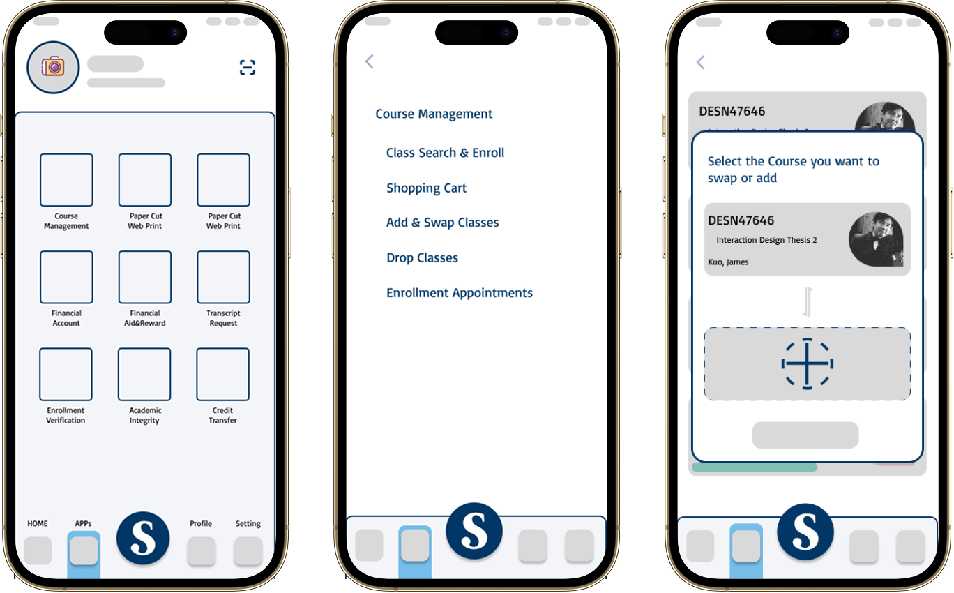 第一轮测试界面三机图